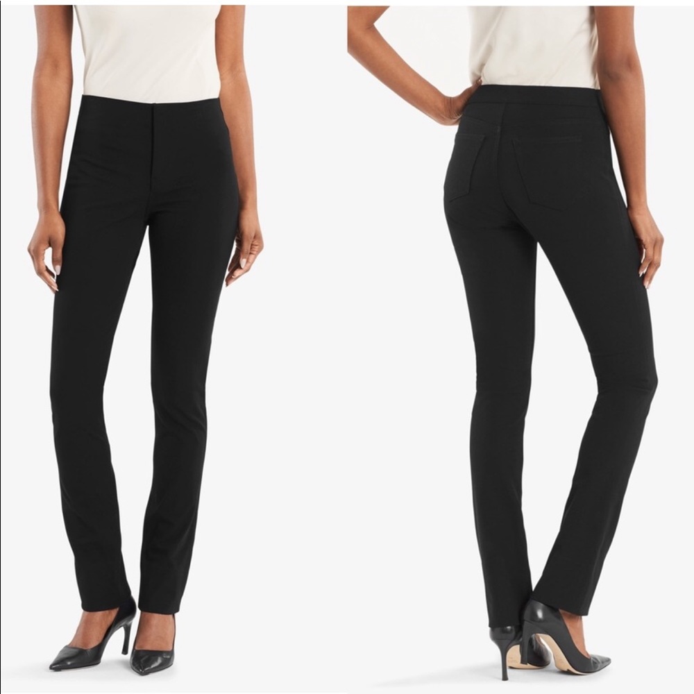 MM Lafleur The Hockley 2.0 Pants Jean-Easy Cotton Black Women’s 2 Straight Leg